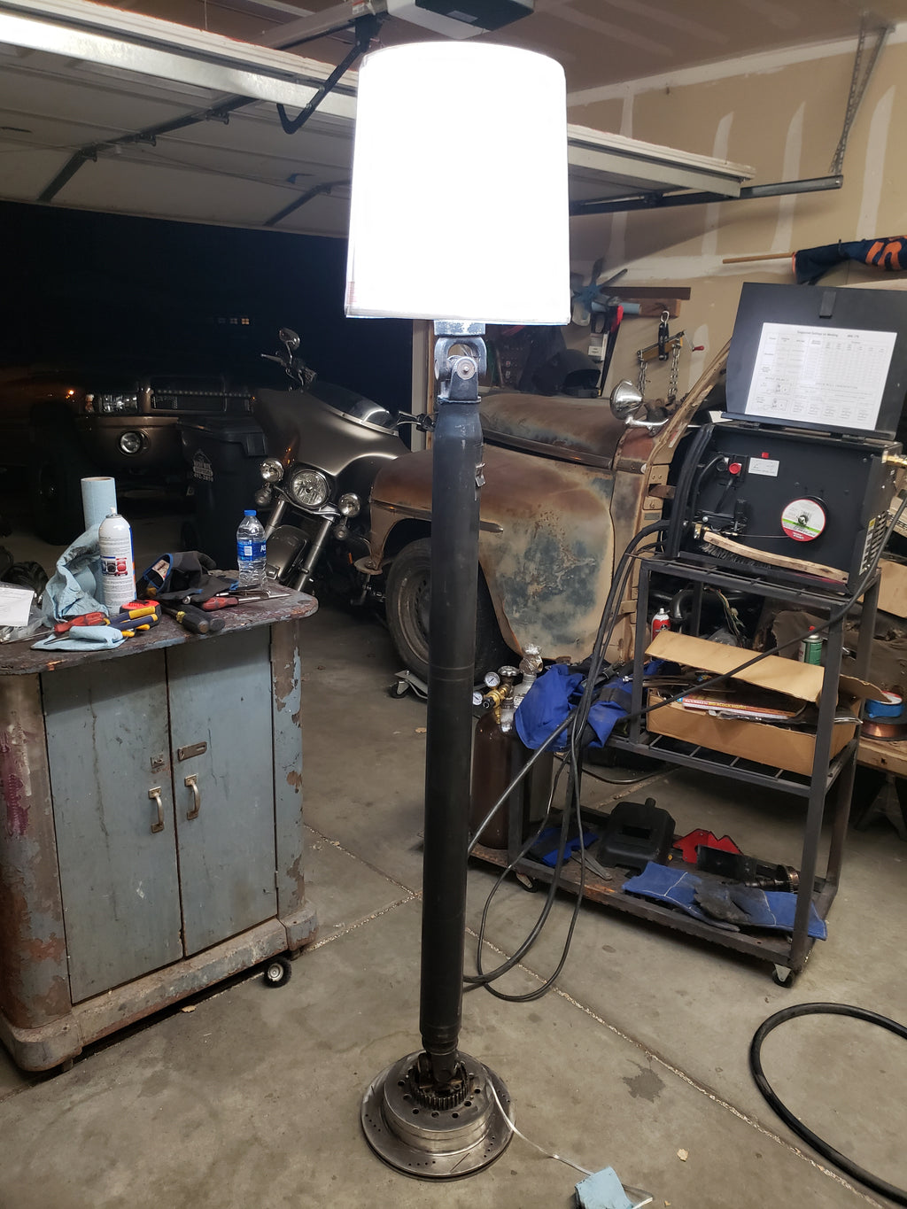 Driveshaft Floor Lamp