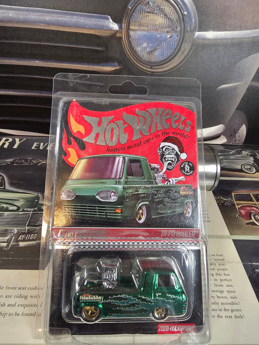 Hot Wheels RLC Exclusive Holiday Hi-Po Hauler Gas Monkey Garage