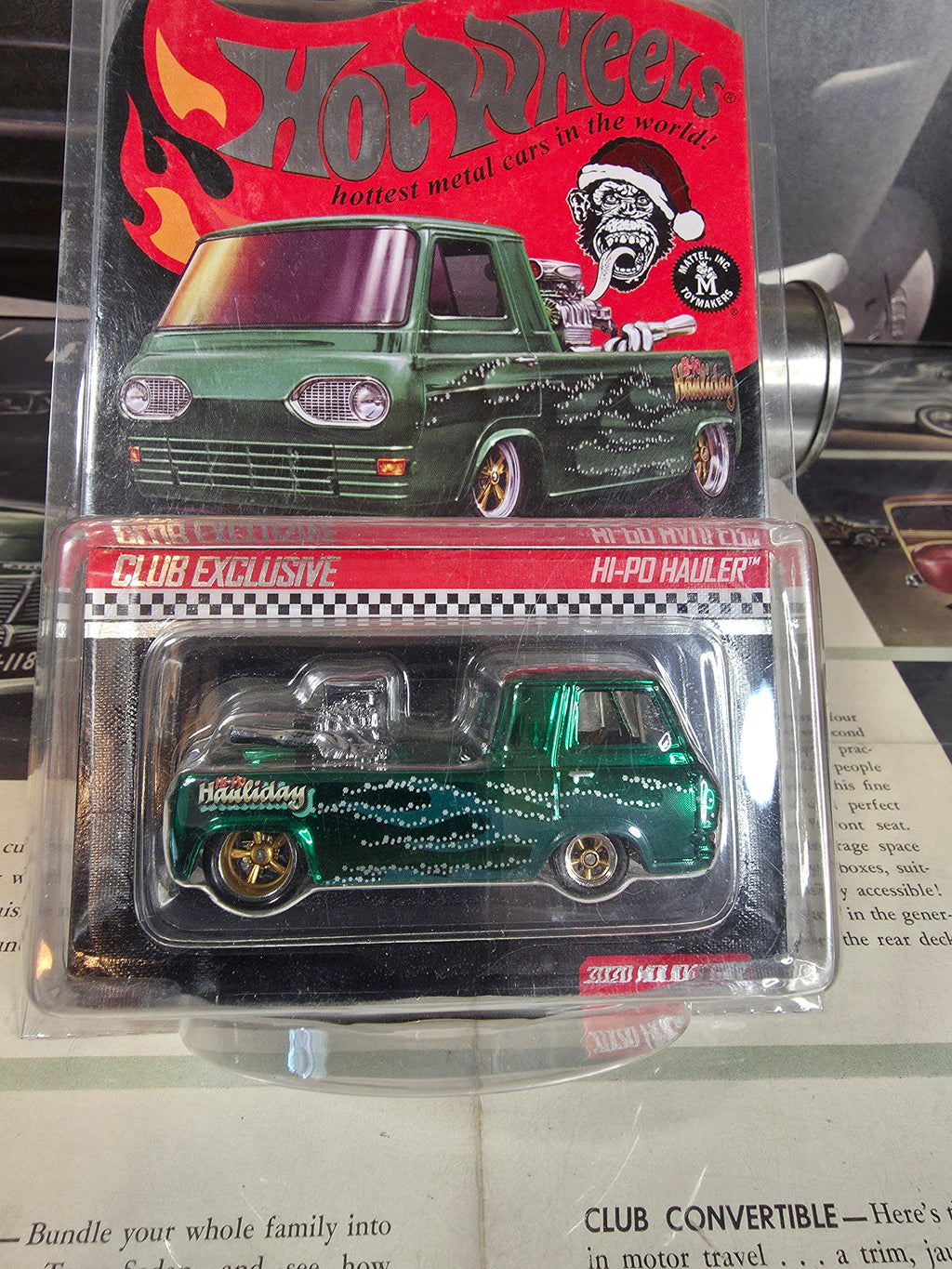 Hot Wheels RLC Exclusive Holiday Hi-Po Hauler Gas Monkey Garage