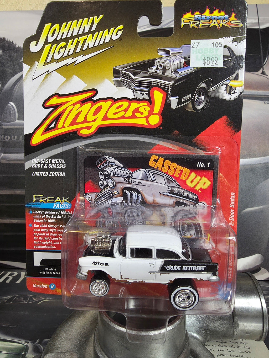 Johnny Lightning Street Freaks 1955 Chevy Bel Air 2-Door Sedan