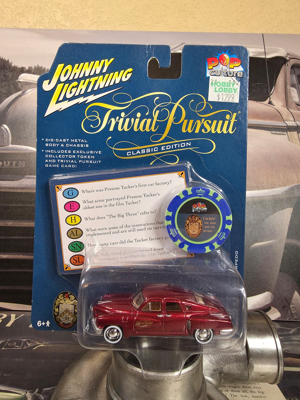 Johnny Lightning Trivia Pursuit 1948 Tucker Torpedo