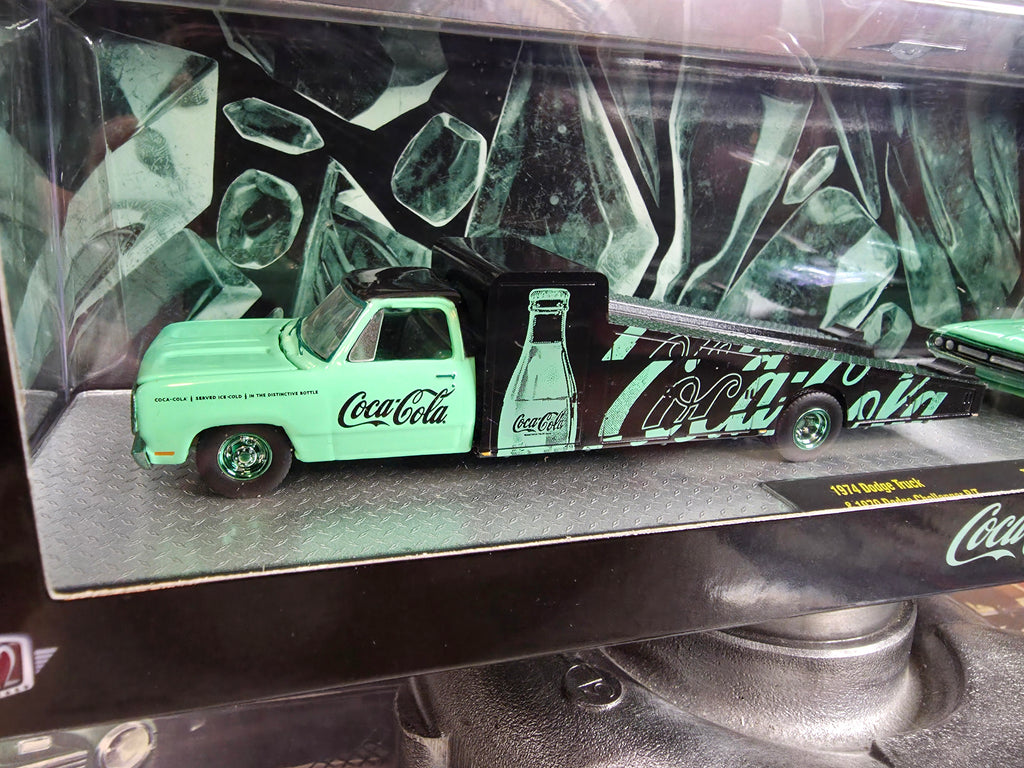 M2 Machines 1:64 Auto-Haulers Coca-Cola Release TW48 1974 Dodge Truck & 1970 Dodge Challenger R/T