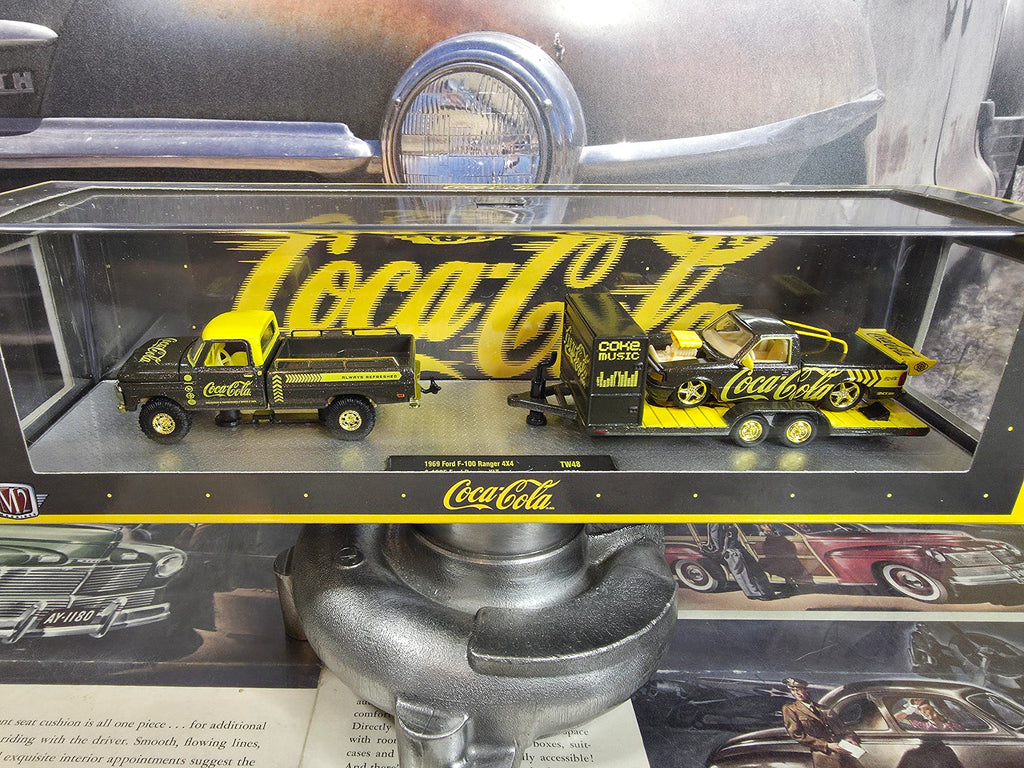 M2 Machines 1:64 Auto-Haulers 1969 Ford F-100 Ranger 4X4 & 1995 Ford Ranger XLT CHASE