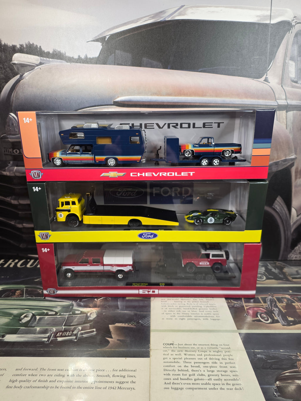 M2 Machines Auto Haulers Release 100, All 3 Trucks 1/64