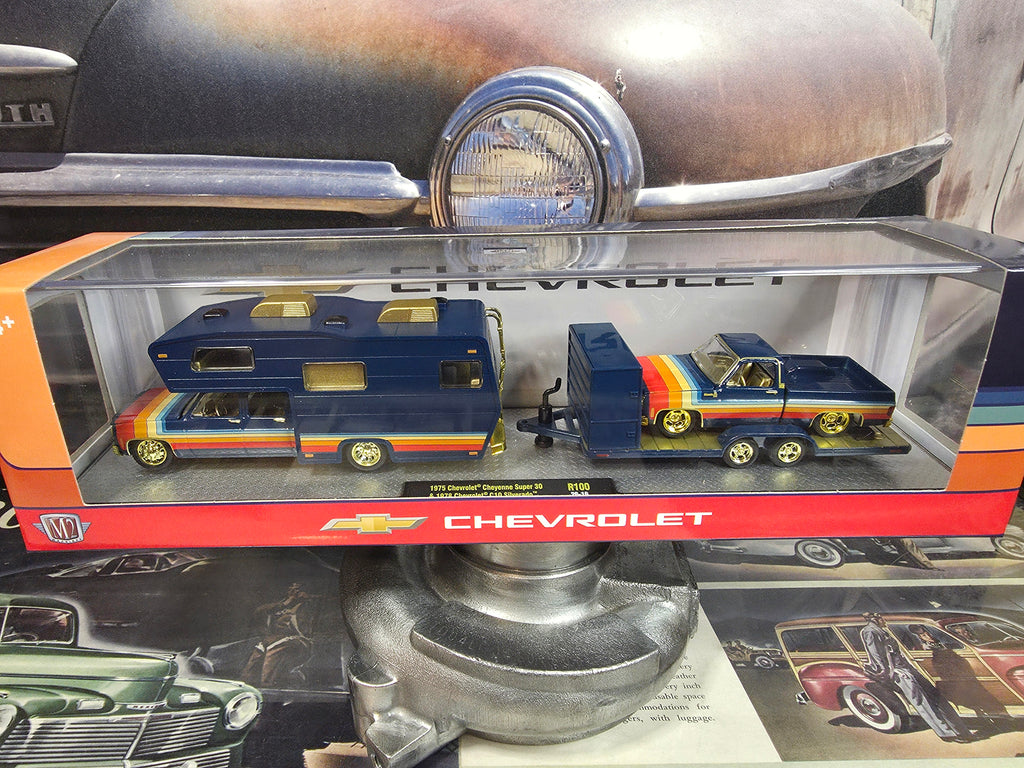 CHASE M2 Machines 1975 Cheyenne Super 30 & 1978 C10 Silverado R100