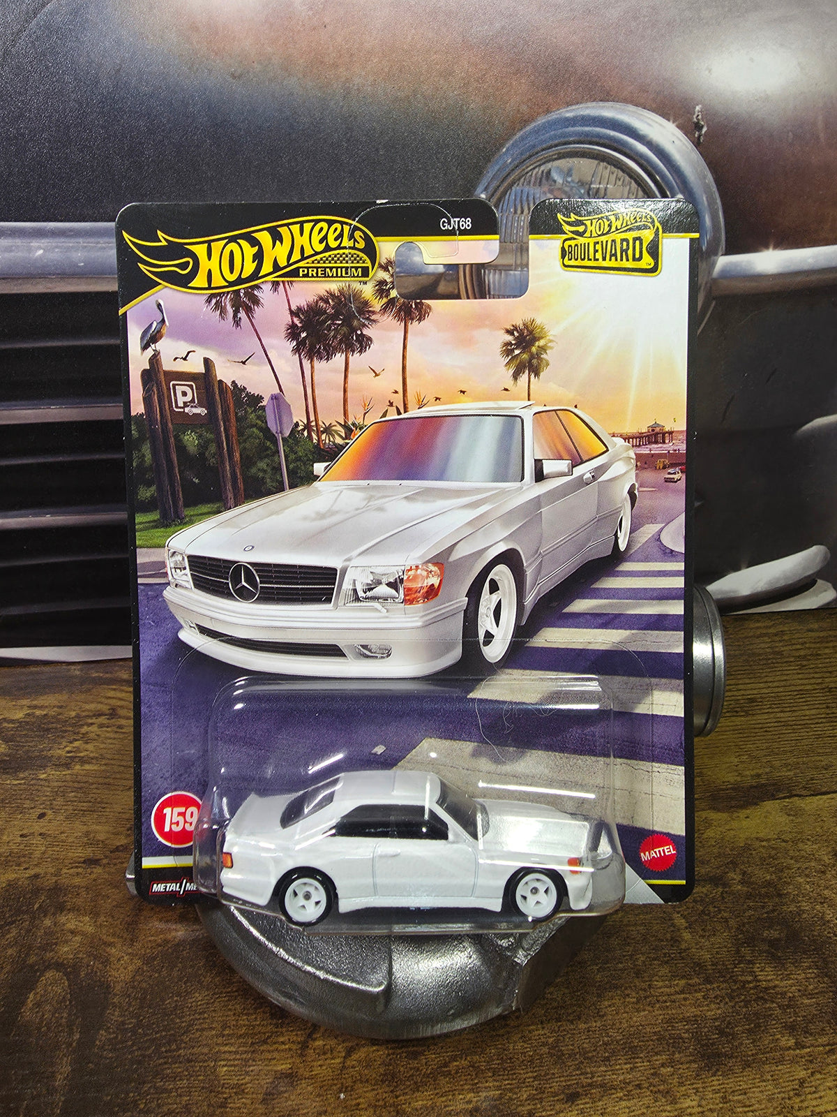 Hot Wheels Premium Boulevard 1989 MERCEDES BENZ 560 SEC AMG #159 White 2026