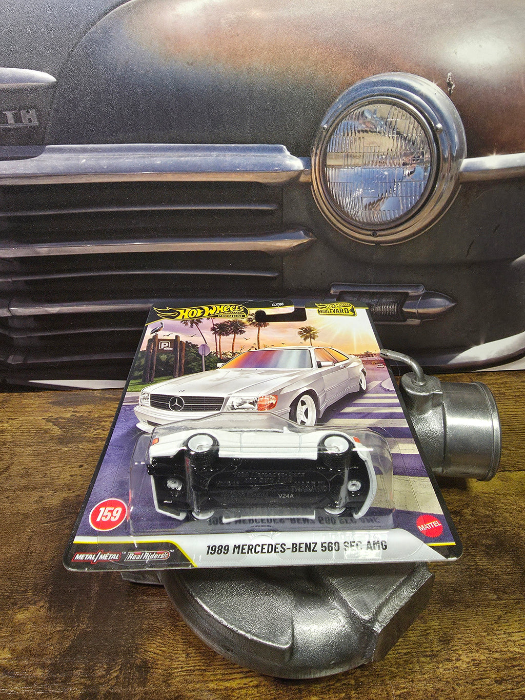 Hot Wheels Premium Boulevard 1989 MERCEDES BENZ 560 SEC AMG #159 White 2026