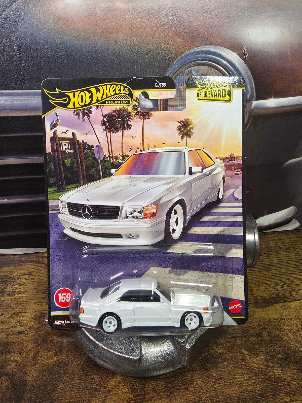 Hot Wheels Premium Boulevard 1989 MERCEDES BENZ 560 SEC AMG #159 White 2026