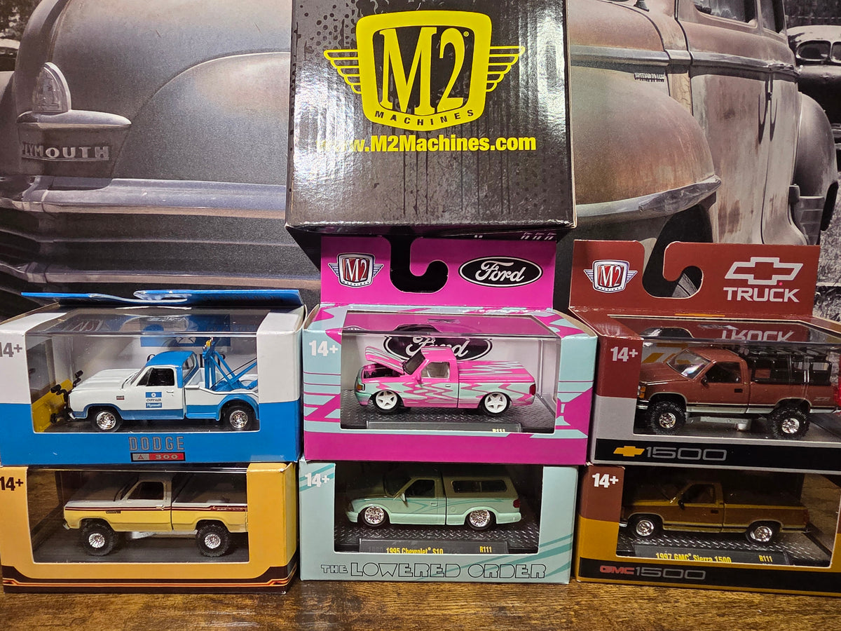M2 Machines Set of 6 Trucks 32500-111 (SEALED CASE)